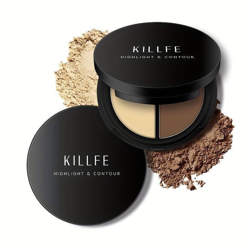 Long Lasting Highlighter and Bronzer Palette Matte Powder for Contouring