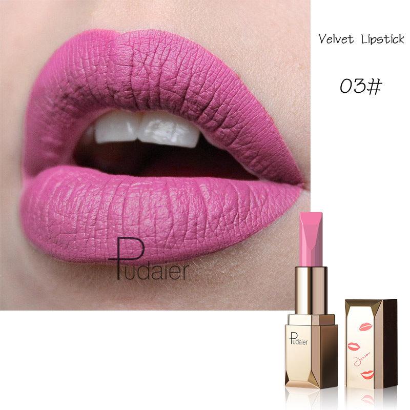 Long Lasting Matte Velvet Lipstick 20 Colors Waterproof