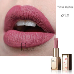 Long Lasting Matte Velvet Lipstick 20 Colors Waterproof