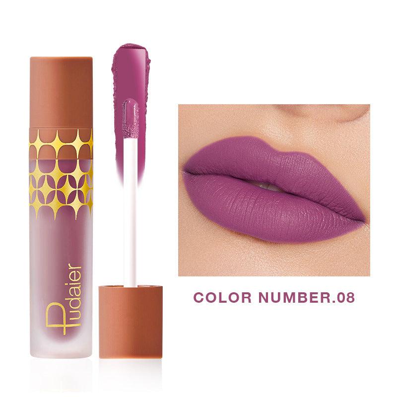 Matte & Dewy Lip Glaze Set - Long Lasting Liquid Lipstick