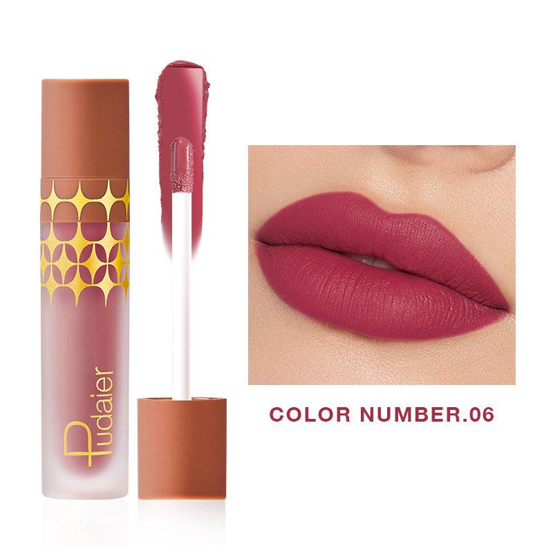 Matte & Dewy Lip Glaze Set - Long Lasting Liquid Lipstick