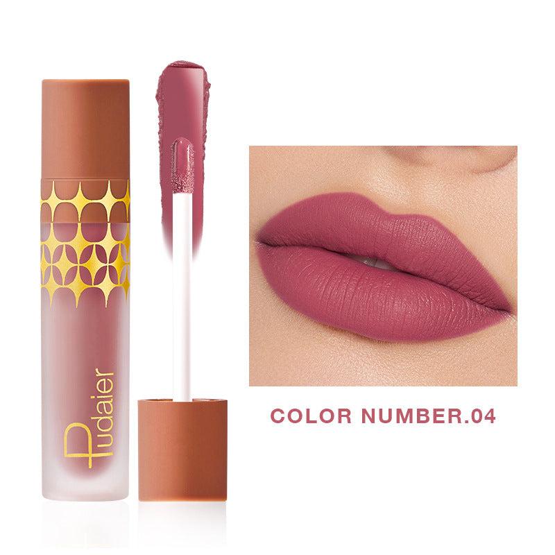 Matte & Dewy Lip Glaze Set - Long Lasting Liquid Lipstick