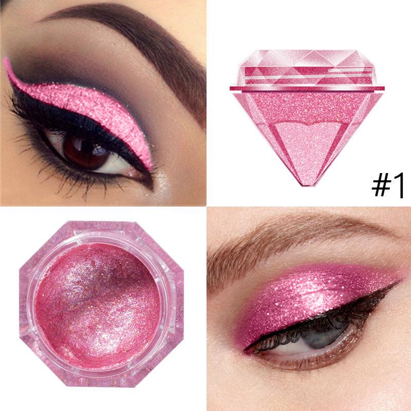 Glitter Liquid Eyeshadow Metallic Colorful Cream Long Lasting Waterproof