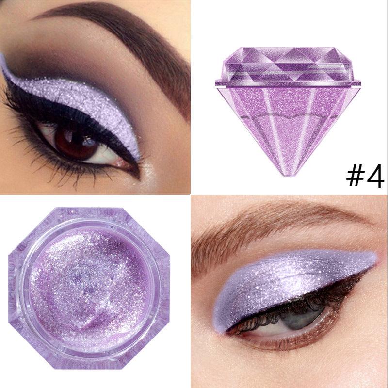 Glitter Liquid Eyeshadow Metallic Colorful Cream Long Lasting Waterproof