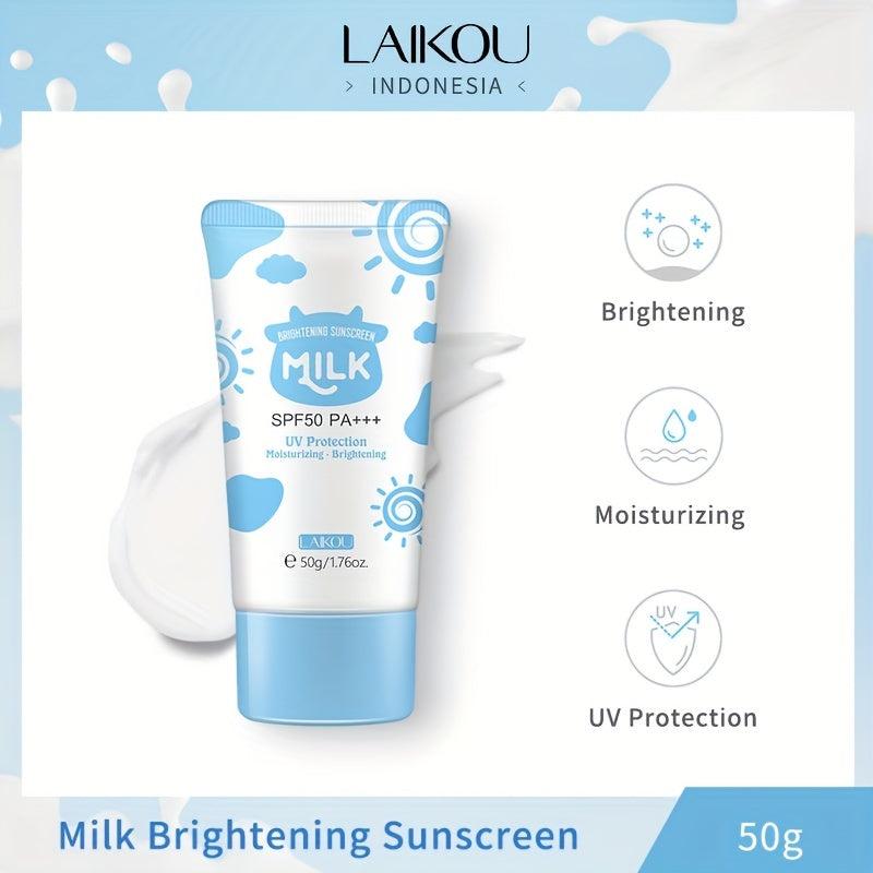 Laikou Milk Sunscreen Primer Cream SPF50