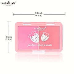 Double Blusher Palette Brighten Skin Tone & Face Shape YABAOLIAN