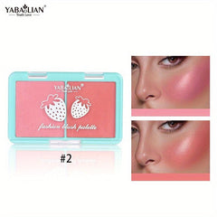 Double Blusher Palette Brighten Skin Tone & Face Shape YABAOLIAN