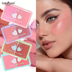 Double Blusher Palette Brighten Skin Tone & Face Shape YABAOLIAN