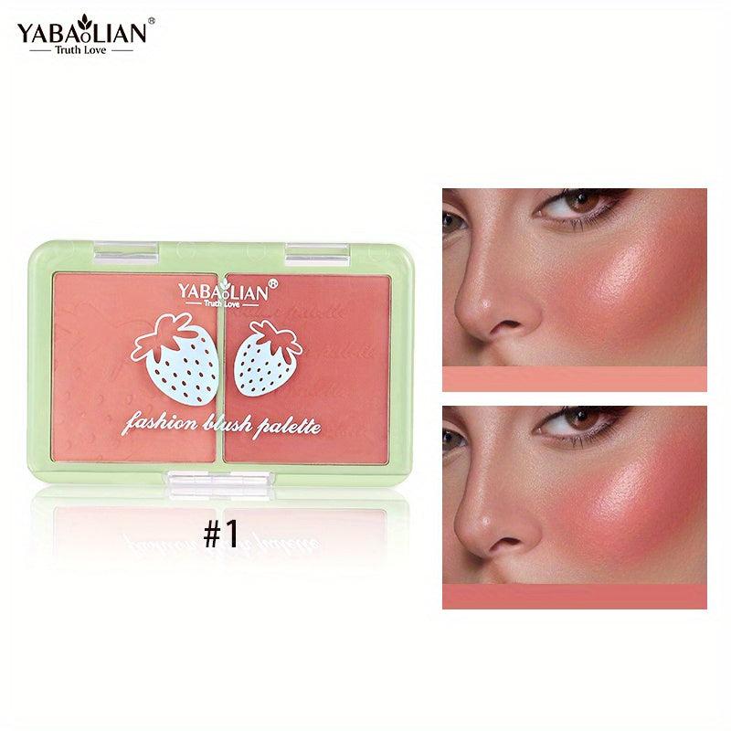 Double Blusher Palette Brighten Skin Tone & Face Shape YABAOLIAN