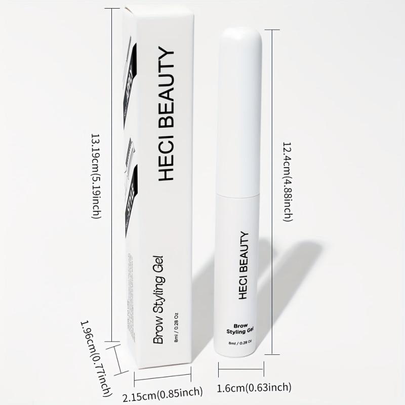 Long-Lasting Eyebrow Gel Stick Waterproof Smudge Proof with Brush