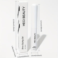Long-Lasting Eyebrow Gel Stick Waterproof Smudge Proof with Brush