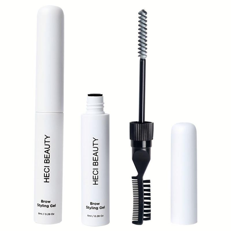 Long-Lasting Eyebrow Gel Stick Waterproof Smudge Proof with Brush