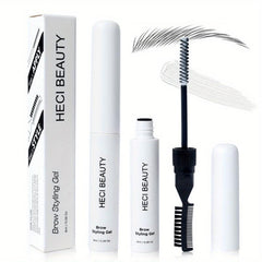 Long-Lasting Eyebrow Gel Stick Waterproof Smudge Proof with Brush