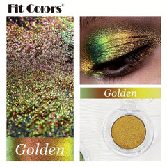 Glitter Eyeshadow Powder with Metallic Finish