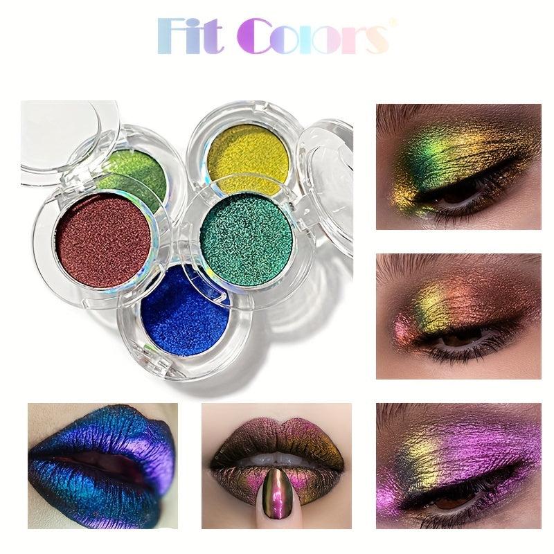 Glitter Eyeshadow Powder with Metallic Finish