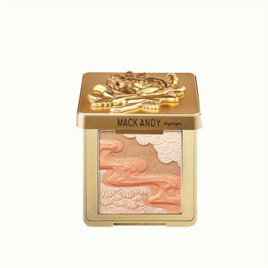 Blush Shimmer Glow Waterproof Palette Highlighter Blush Eyeshadow