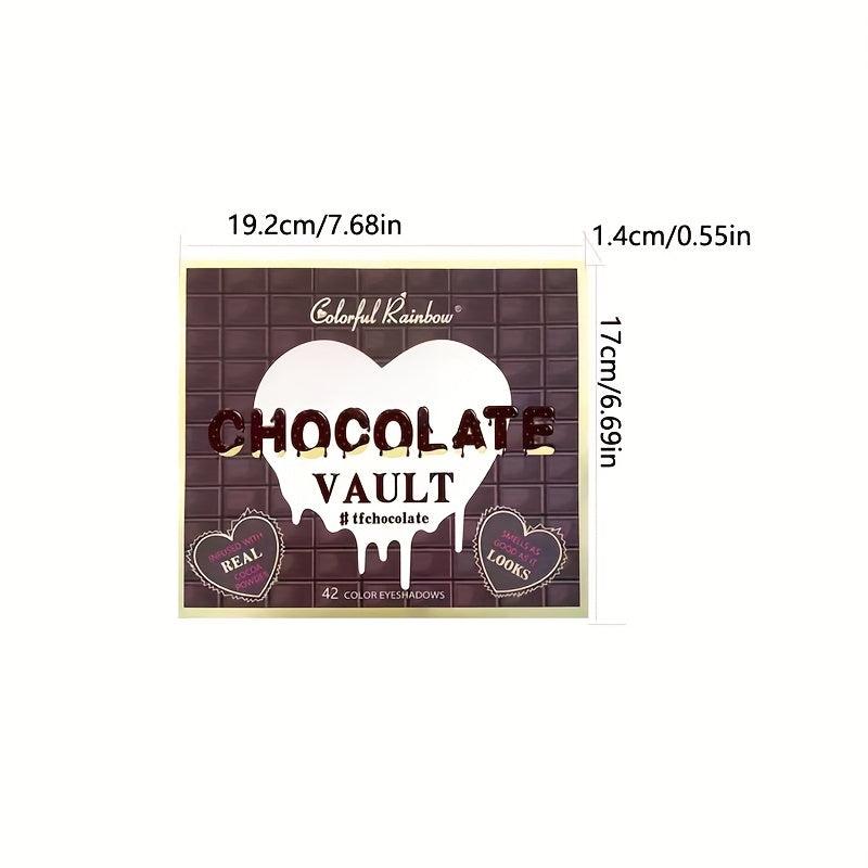 42 Colors Chocolate Eyeshadow Palette Pearly Matte Finish