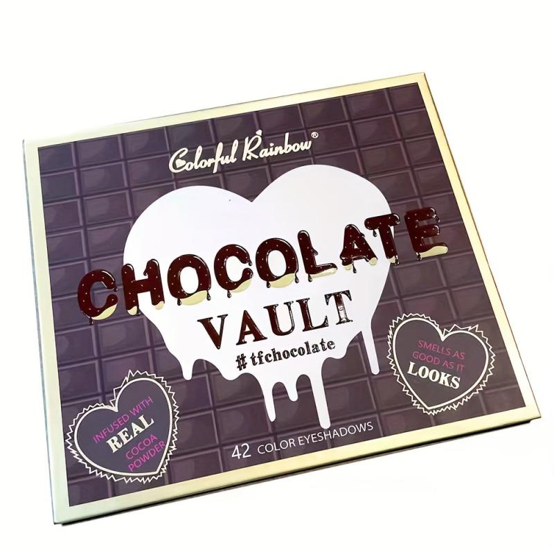 42 Colors Chocolate Eyeshadow Palette Pearly Matte Finish
