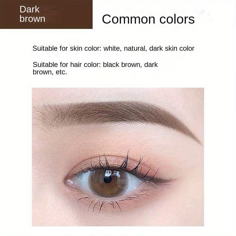 Ultra Slim Eyebrow Pencil Double Headed Spiky Nib Waterproof Natural Colorfast