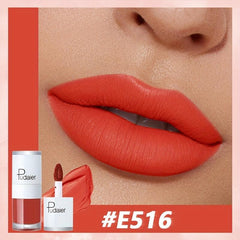 Matte Lip Glaze Long Lasting High Pigment Lip Gloss Liquid Lipstick