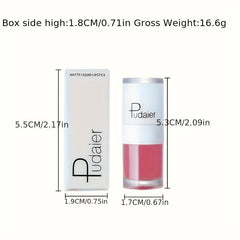 Matte Lip Glaze Long Lasting High Pigment Lip Gloss Liquid Lipstick