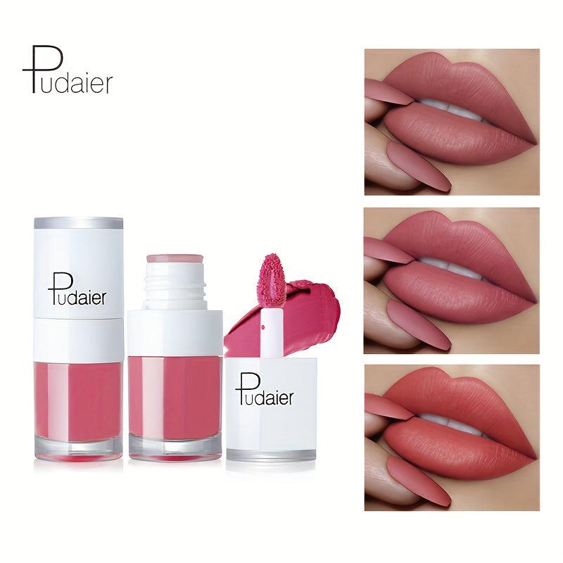 Matte Lip Glaze Long Lasting High Pigment Lip Gloss Liquid Lipstick