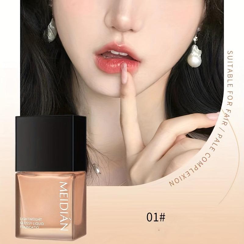 Bright Concealer Natural Liquid Foundation Creamy Texture Light Makeup
