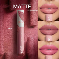 Moisturizing Waterproof Matte Lip Glaze Velvet Long Lasting Natural Makeup