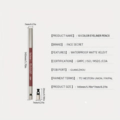Waterproof Eyeliner Pencil Long Lasting Eye Makeup Gel Pen