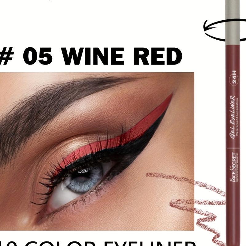 Waterproof Eyeliner Pencil Long Lasting Eye Makeup Gel Pen