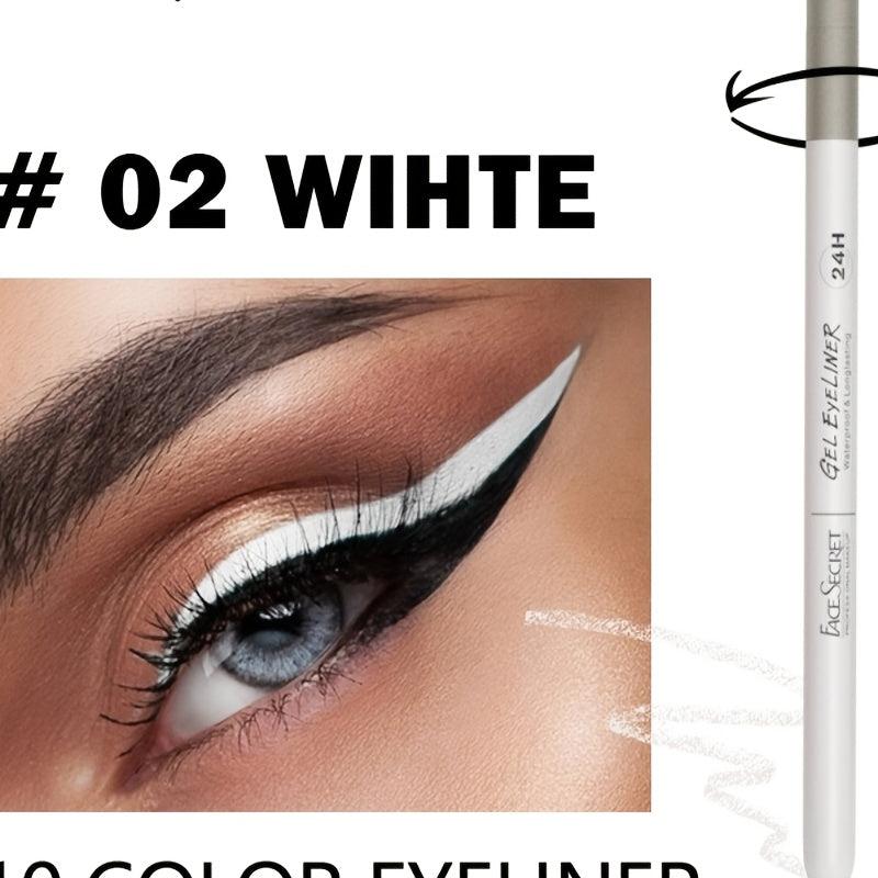 Waterproof Eyeliner Pencil Long Lasting Eye Makeup Gel Pen