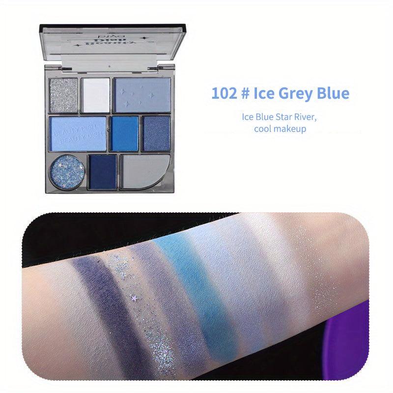 9 Colors Smokey Eyeshadow Palette High Pigmented Long Lasting Makeup