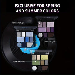 9 Colors Smokey Eyeshadow Palette High Pigmented Long Lasting Makeup