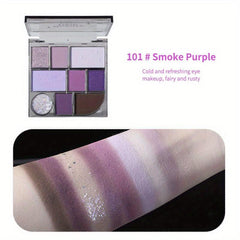 9 Colors Smokey Eyeshadow Palette High Pigmented Long Lasting Makeup