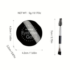 Portable Eyebrow Cream 24 Hours Long Lasting Waterproof 10 Colors