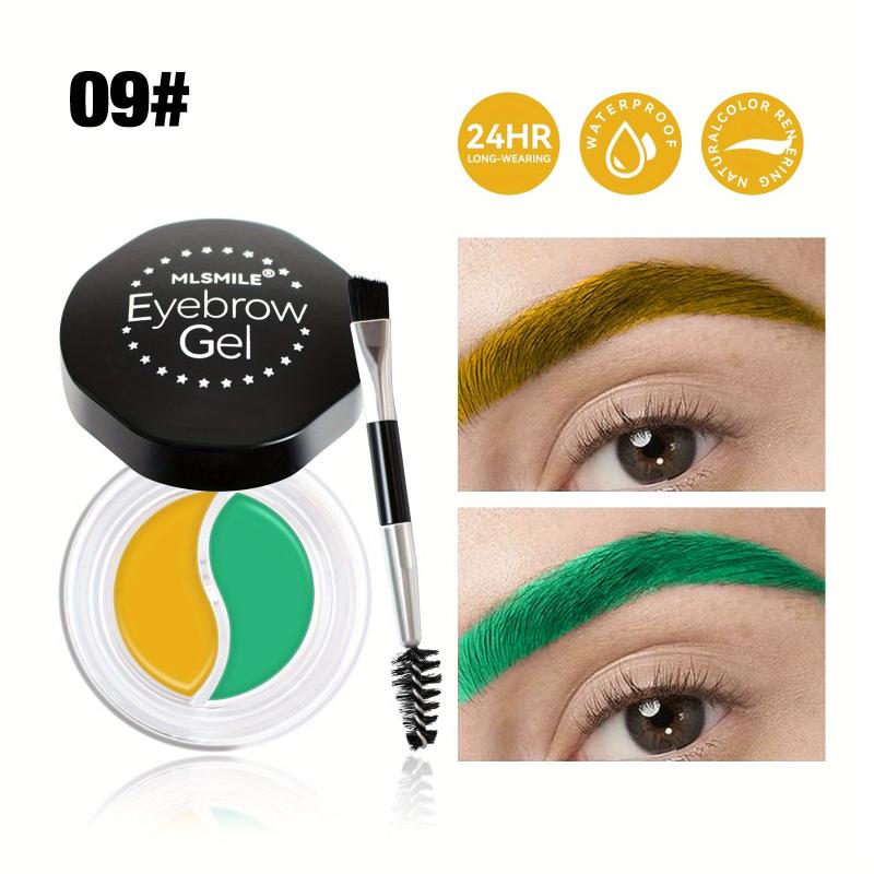 Portable Eyebrow Cream 24 Hours Long Lasting Waterproof 10 Colors