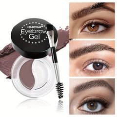 Portable Eyebrow Cream 24 Hours Long Lasting Waterproof 10 Colors