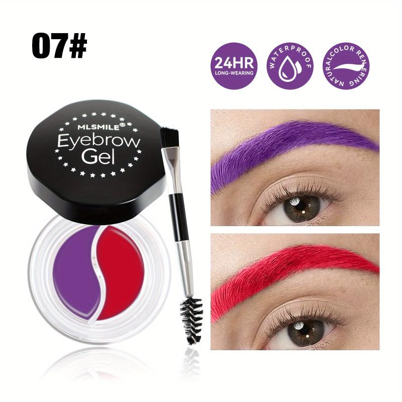Portable Eyebrow Cream 24 Hours Long Lasting Waterproof 10 Colors