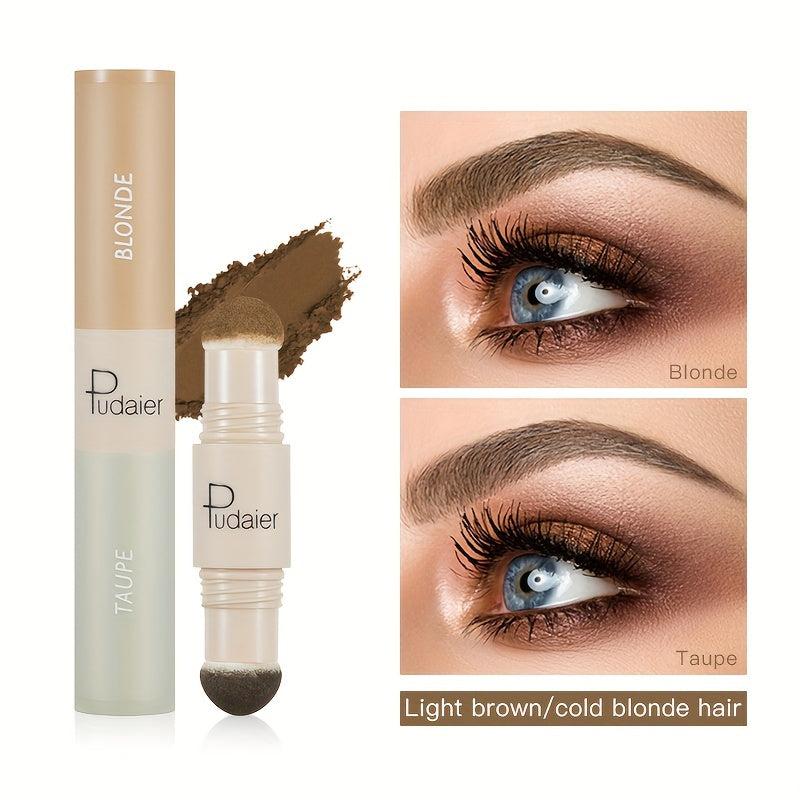Eyebrow Dye Double Brush Waterproof Smudge proof Eyebrow Cream