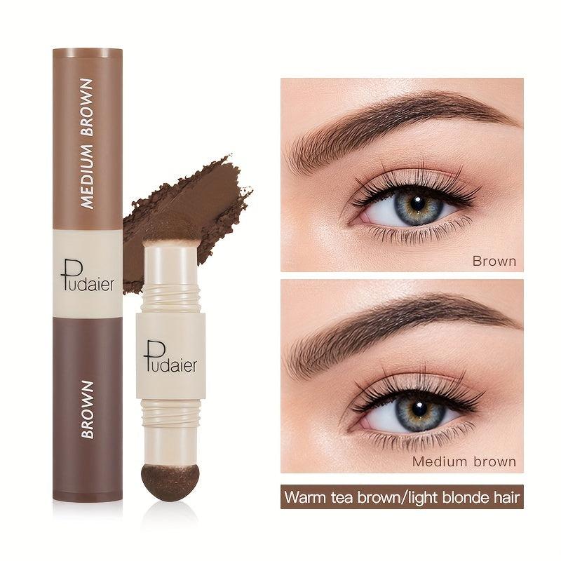 Eyebrow Dye Double Brush Waterproof Smudge proof Eyebrow Cream