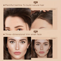 Eyebrow Dye Double Brush Waterproof Smudge proof Eyebrow Cream