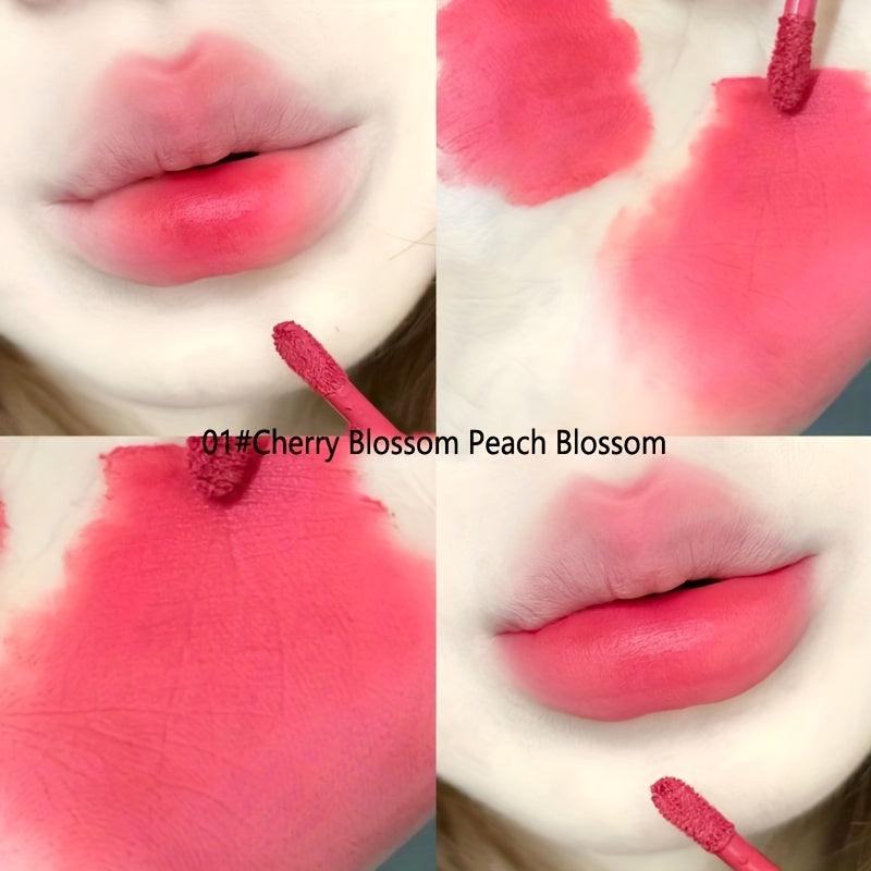 Matte Velvet Lip Glaze Waterproof Non Stick Cup Lightweight Breathable Lip Mud