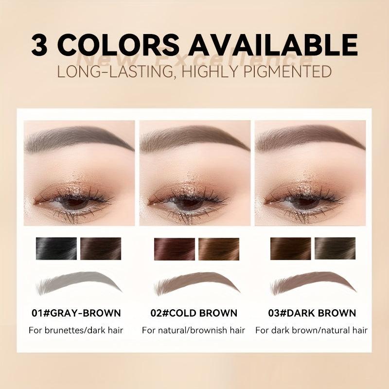 Volumizing Eyebrow Cream Smudge Proof Brown Setting Dye Stick