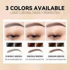 Volumizing Eyebrow Cream Smudge Proof Brown Setting Dye Stick