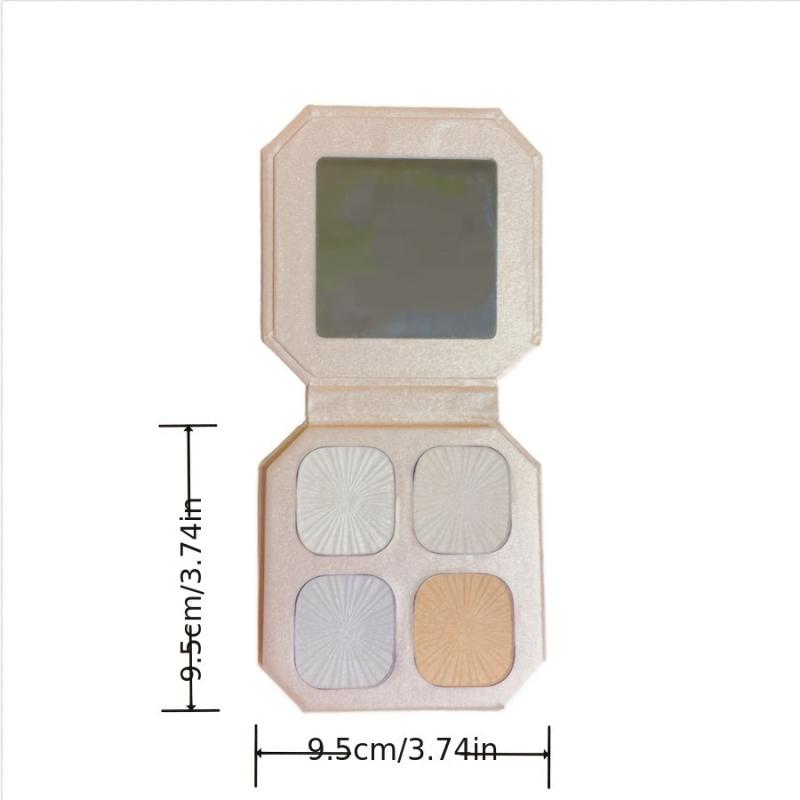 4 Colors Starlight Highlighter Palette Waterproof Glow