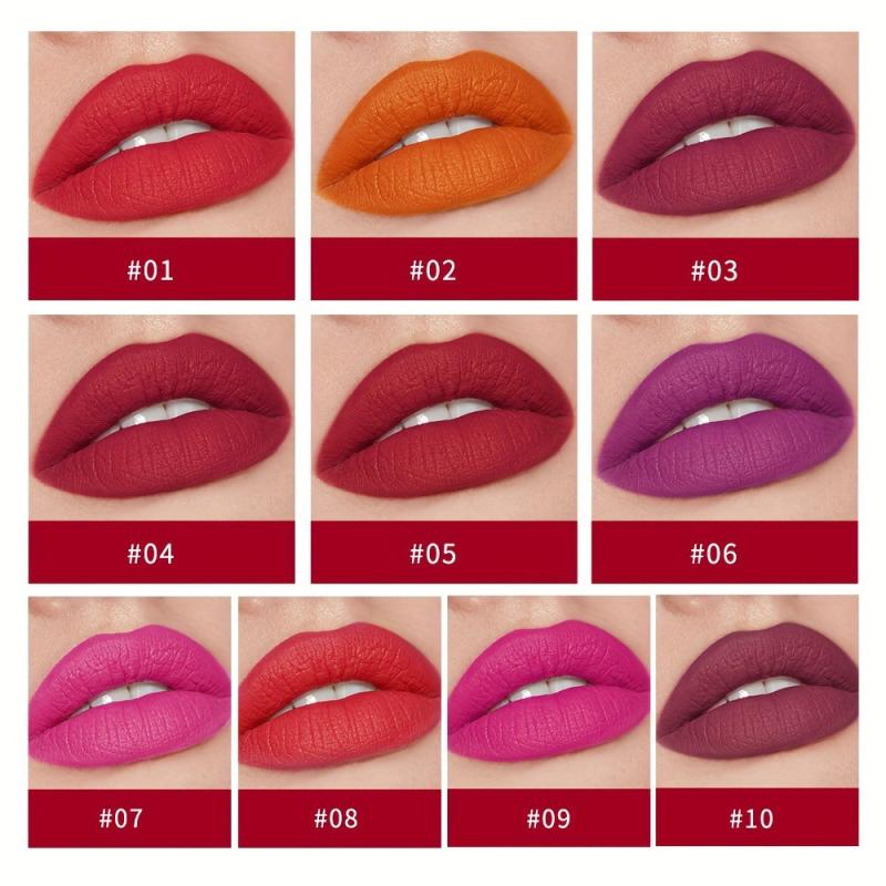 18 pcs Velvet Lipstick Set in Multiple Colors