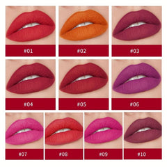 18 pcs Velvet Lipstick Set in Multiple Colors