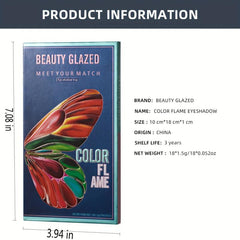 Butterfly 18 Eyeshadow Palette Natural Matte Shimmer Satin Finish Makeup Powder