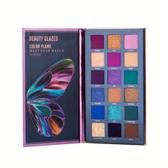 Butterfly 18 Eyeshadow Palette Natural Matte Shimmer Satin Finish Makeup Powder