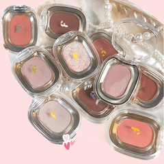 9-Color Matte & Shimmer Eyeshadow Palette for Nude Makeup